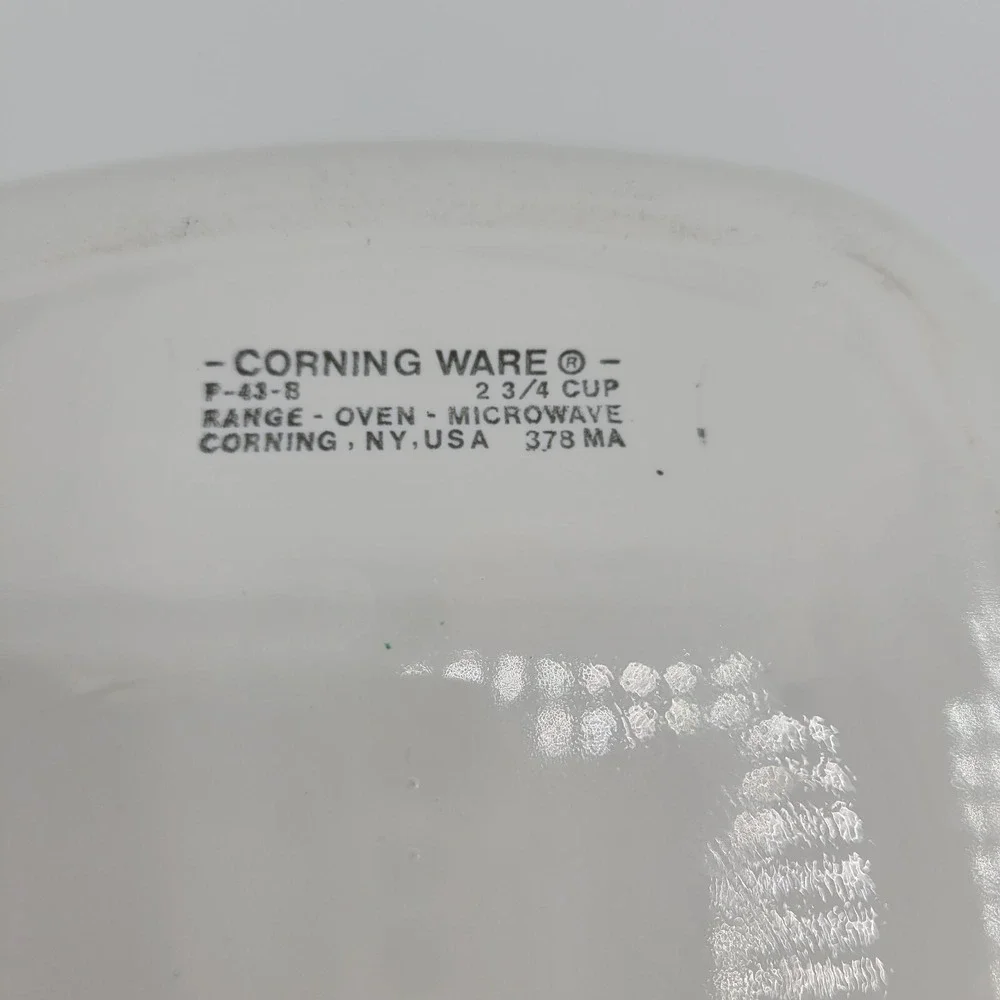 Corning Ware Spice of Life Petite Casserole Dish Pan 2‎ 3/4 Cup Vintage  Retro